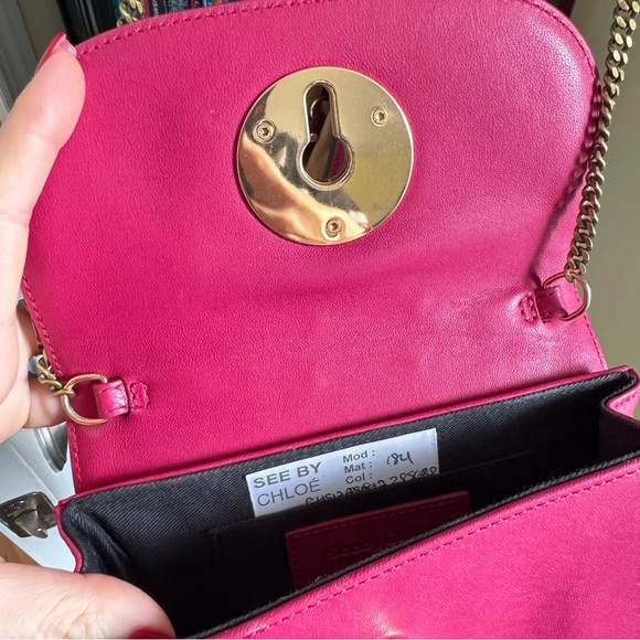 See By Chloe  cross-body  Pink  bag size S - Picture 14 of 15